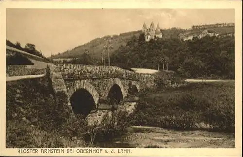 Obernhof Lahn Gasthaus Bingel Kloster Arnstein / Obernhof /Rhein-Lahn-Kreis LKR