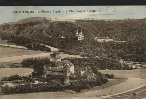 Obernhof Lahn Schloss Langenau Kloster Arnstein / Obernhof /Rhein-Lahn-Kreis LKR