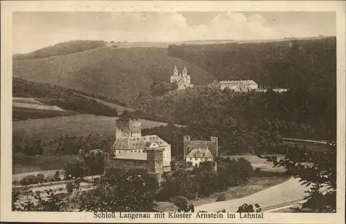 Obernhof Lahn Schloss Langenau Kloster Arnstein / Obernhof /Rhein-Lahn-Kreis LKR