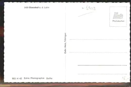 Obernhof Lahn Lahn Bruecke / Obernhof /Rhein-Lahn-Kreis LKR