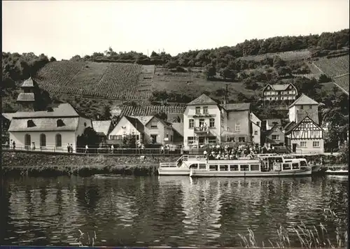 Obernhof Lahn Pension Cafe Lahn Schiff / Obernhof /Rhein-Lahn-Kreis LKR