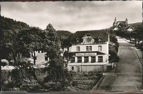 Obernhof Lahn Gasthof Goetheberg Bes. Franz Friederichs / Obernhof /Rhein-Lahn-Kreis LKR