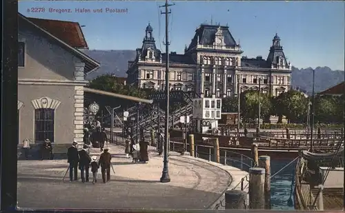 Bregenz Vorarlberg Hafen Postamt / Bregenz /Rheintal-Bodenseegebiet