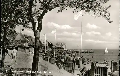 Wyk Foehr Strand / Wyk auf Foehr /Nordfriesland LKR