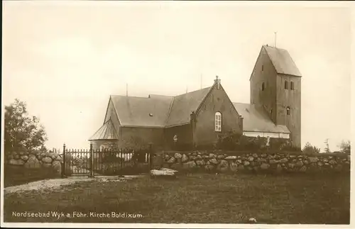 Wyk Foehr Kirche Boldixum / Wyk auf Foehr /Nordfriesland LKR