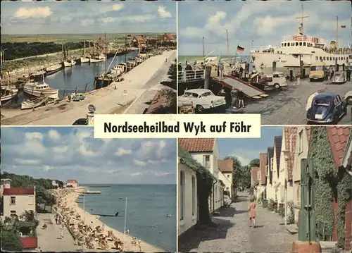 Wyk Foehr Schiff / Wyk auf Foehr /Nordfriesland LKR