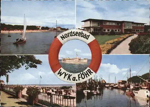 Wyk Foehr Schiff  / Wyk auf Foehr /Nordfriesland LKR