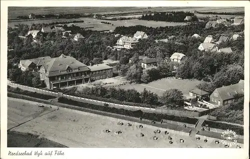 Wyk Foehr Fliegeraufnahme  / Wyk auf Foehr /Nordfriesland LKR