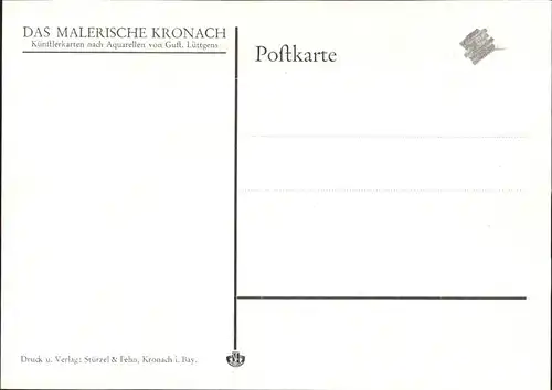 Kronach Oberfranken Geburtshaus Lucas Cranachs / Kronach /Kronach LKR