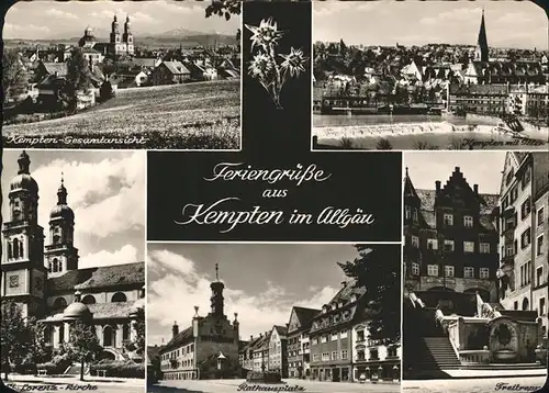 Kempten Lorenz-Kirche
Rathausplatz
Freitreppe / Kempten (Allgaeu) /Kempten Stadtkreis