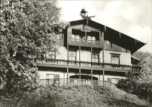 Bad Liebenstein Heimgaststaette Haus Feodora / Bad Liebenstein /Wartburgkreis LKR