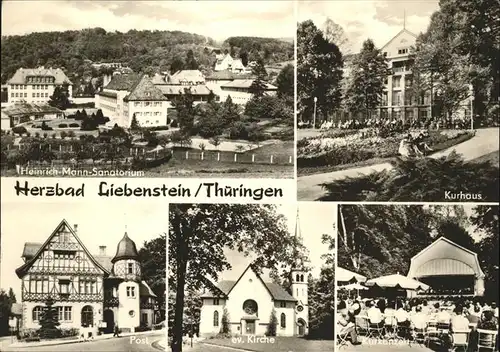 Bad Liebenstein Kurhaus
Ev. Kirche
Post
Heinrich-Mann-Museum / Bad Liebenstein /Wartburgkreis LKR