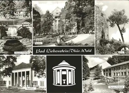 Bad Liebenstein Kurhaus
Therapie Gebaeude
Badehaus / Bad Liebenstein /Wartburgkreis LKR