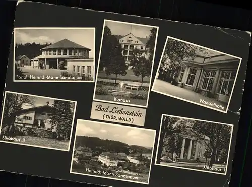 Bad Liebenstein Heinrich-Mann-Sanatorium
Wandelhalle
Klubhaus / Bad Liebenstein /Wartburgkreis LKR