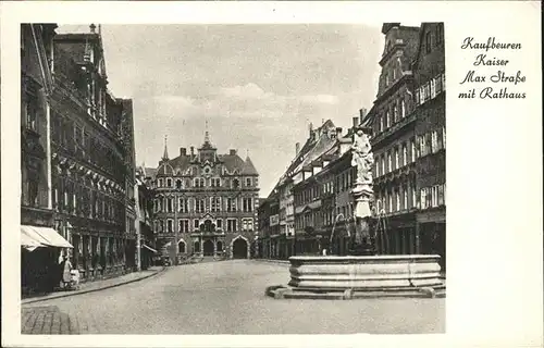 Kaufbeuren Kaiser-Max-Strasse Rathaus / Kaufbeuren /Kaufbeuren Stadtkreis