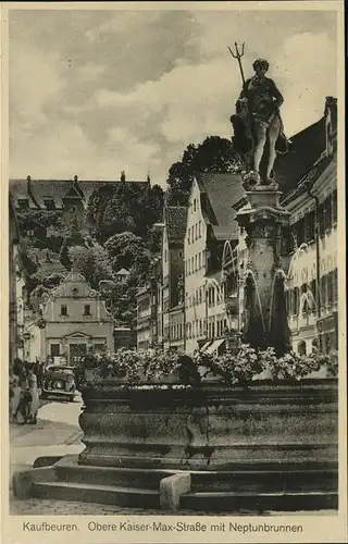 Kaufbeuren Kaiser-Max-Strasse Neptunbrunnen / Kaufbeuren /Kaufbeuren Stadtkreis