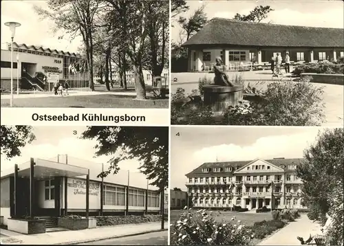 Kuehlungsborn Ostseebad Meerwasserschwimmhalle Konzertgarten Erholungsheim Georgi Dimitroff / Kuehlungsborn /Bad Doberan LKR