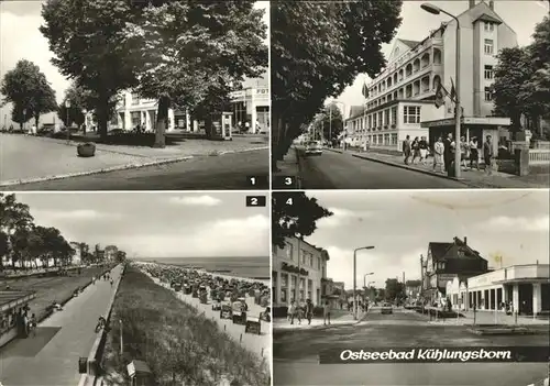 Kuehlungsborn Ostseebad Strandpromenade Kreiskrankenhaus Maxim-Gorki-Strasse / Kuehlungsborn /Bad Doberan LKR