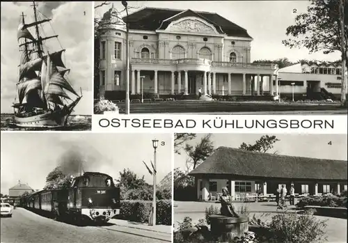 Kuehlungsborn Ostseebad Segelschulschiff Wilhelm Pieck Molli Baltic Konzertgarten / Kuehlungsborn /Bad Doberan LKR