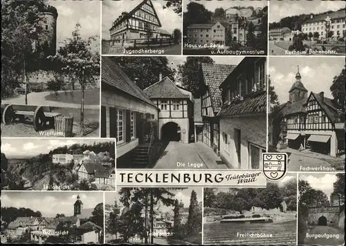 Tecklenburg Kurheim Burgaufgang Legge Wierturm Freilichtbuehne / Tecklenburg /Steinfurt LKR