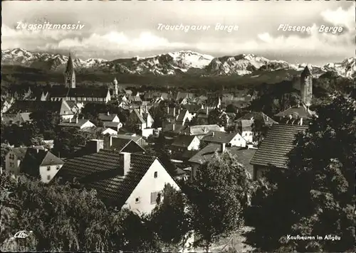 Kaufbeuren Teilansicht Alpenkette / Kaufbeuren /Kaufbeuren Stadtkreis