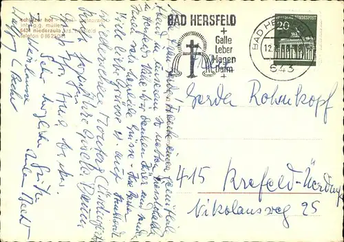 Bad Hersfeld Schlitzer Hof / Bad Hersfeld /Hersfeld-Rotenburg LKR