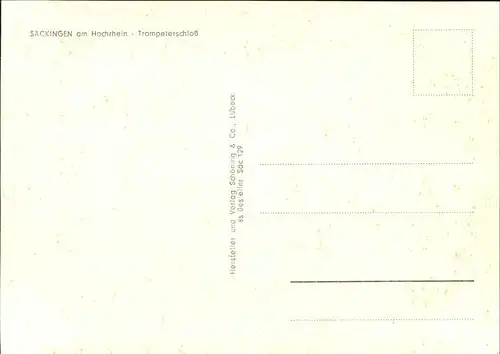 Bad Saeckingen Trompeterschloss / Bad Saeckingen /Waldshut LKR