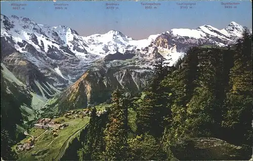 Muerren BE Alpenpanorama
Mittagshorn
Grosshorn / Muerren /Bz. Interlaken