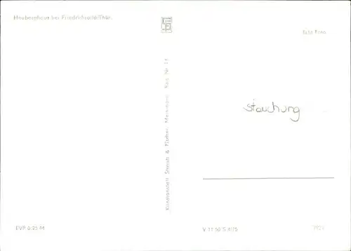 Friedrichroda Heuberghaus / Friedrichroda /Gotha LKR