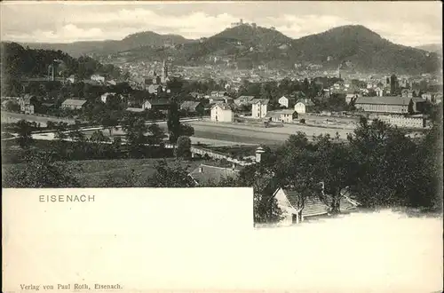 Eisenach Thueringen  / Eisenach /Eisenach Stadtkreis