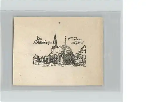 Weimar Thueringen Stadtkirche St. Peter und Paul Eintrittskarte / Weimar /Weimar Stadtkreis