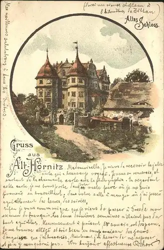 Zittau Alt-Hoernitz Altes Schloss / Zittau /Goerlitz LKR