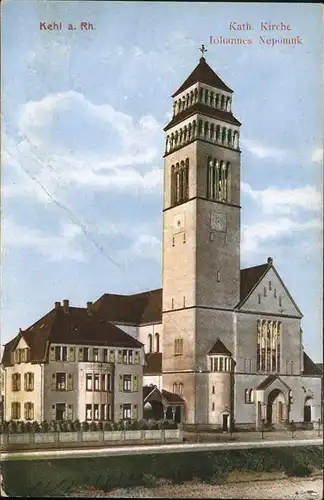 Kehl Kath. Kirche Iohannes Nepomuk / Kehl /Ortenaukreis LKR