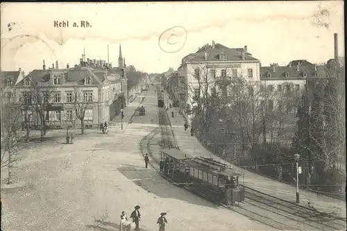 Kehl Teilansicht Strassenbahn / Kehl /Ortenaukreis LKR