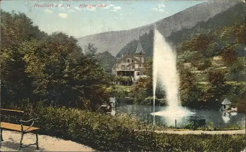 Neustadt Weinstrasse Koenigsmuehle Frontaine / Neustadt an der Weinstr. /NeuWeinstrasse Stadtkreis