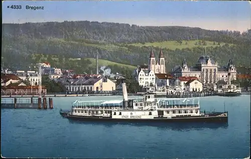 Bregenz Vorarlberg Schiff / Bregenz /Rheintal-Bodenseegebiet