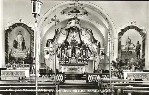 Bernau Schwarzwald Kirche Altar / Bernau im Schwarzwald /Waldshut LKR