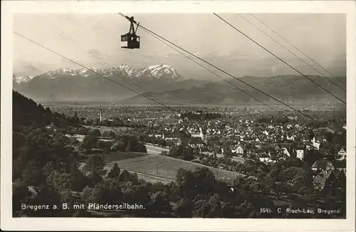 Bregenz Vorarlberg Pfaenderseilbahn  / Bregenz /Rheintal-Bodenseegebiet