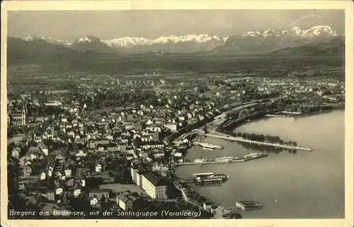 Bregenz Vorarlberg Saentisgruppe / Bregenz /Rheintal-Bodenseegebiet