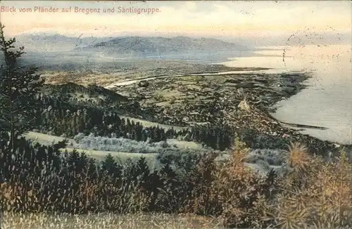 Bregenz Vorarlberg Saentisgruppe / Bregenz /Rheintal-Bodenseegebiet