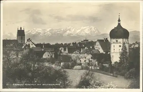 Bregenz Vorarlberg Saentisgruppe / Bregenz /Rheintal-Bodenseegebiet