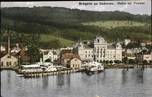 Bregenz Vorarlberg Hafen Postamt / Bregenz /Rheintal-Bodenseegebiet