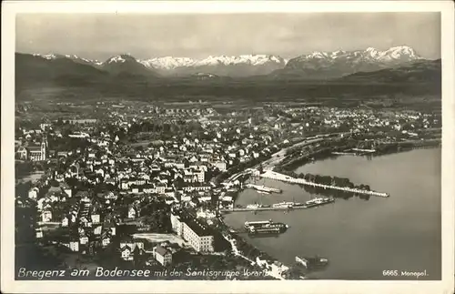 Bregenz Vorarlberg Saentisgruppe / Bregenz /Rheintal-Bodenseegebiet