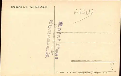 Bregenz Vorarlberg  / Bregenz /Rheintal-Bodenseegebiet