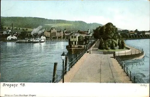 Bregenz Vorarlberg Schiff / Bregenz /Rheintal-Bodenseegebiet