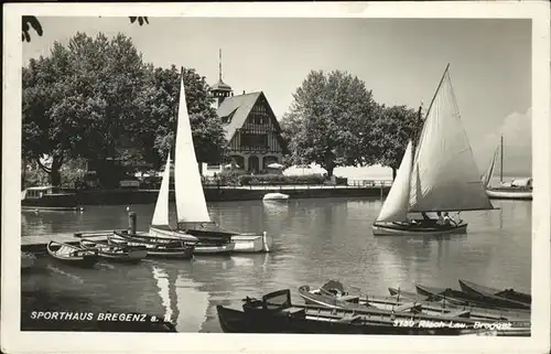 Bregenz Vorarlberg Sporthaus Segelboot / Bregenz /Rheintal-Bodenseegebiet