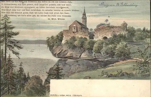 Bregenz Vorarlberg St Gebhardsberg / Bregenz /Rheintal-Bodenseegebiet