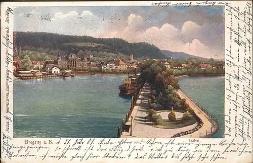 Bregenz Vorarlberg Hafen / Bregenz /Rheintal-Bodenseegebiet