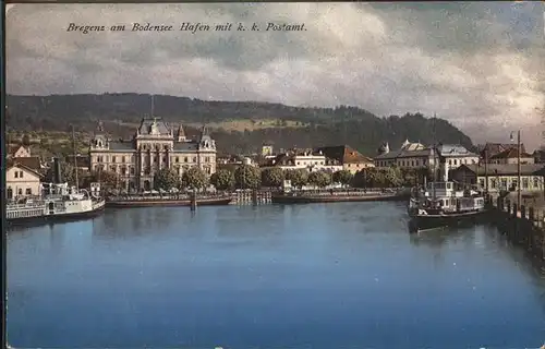 Bregenz Vorarlberg Hafen Postamt / Bregenz /Rheintal-Bodenseegebiet