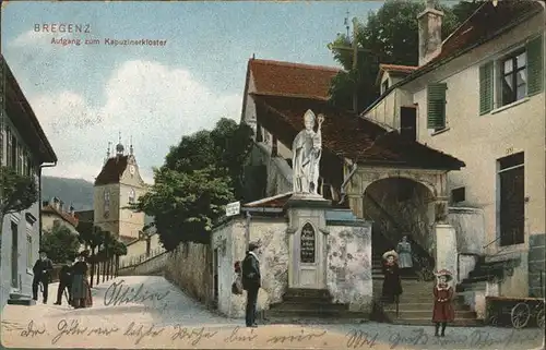 Bregenz Vorarlberg Aufgang Kapuzinerkloster / Bregenz /Rheintal-Bodenseegebiet